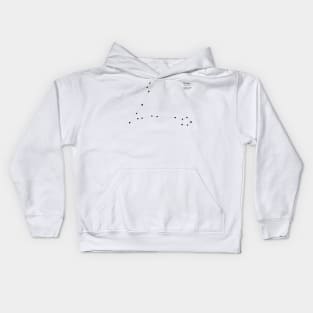 Pisces Zodiac Constellation Kids Hoodie